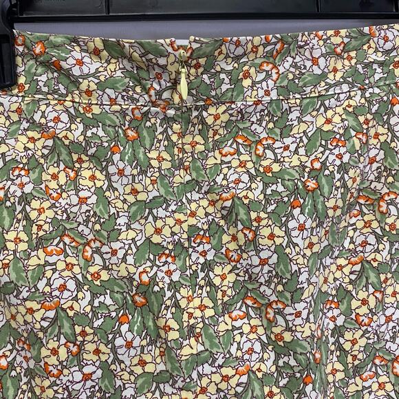 Vintage American Eagle Retro Stretch Floral Mini Skirt Sz 0 Woman's - Picture 2 of 8